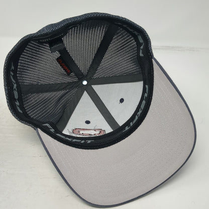 Port Authority Baseball Cap Gray M Butte Fence Buffalo Mesh Flexfit Patch Hat