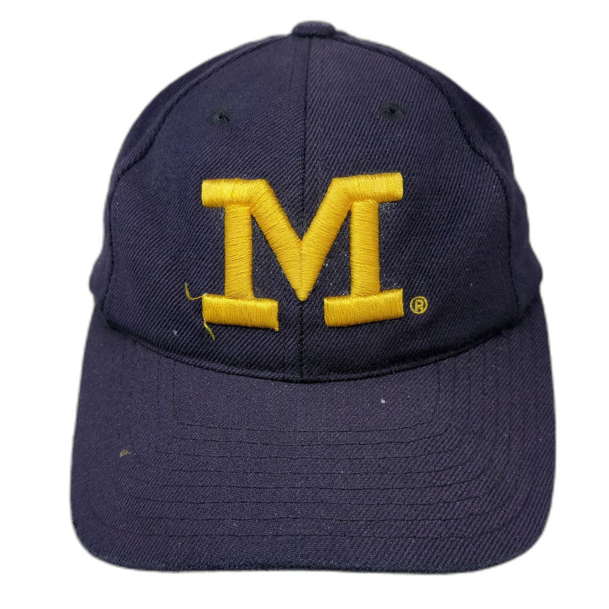 Michigan Wolverines NCAA Logo Athletic Snapback Blue One Size Gray Undervisor