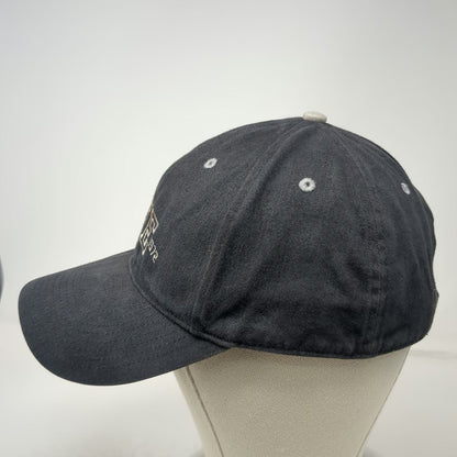 Nike Baseball Cap Black Strapback Embroidered 1972 Graphic Swoosh Hat Vintage