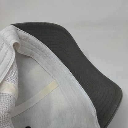 Columbia PFG Fish Flag Fitted Trucker Hat Gray L/XL Mesh Back Colorblock