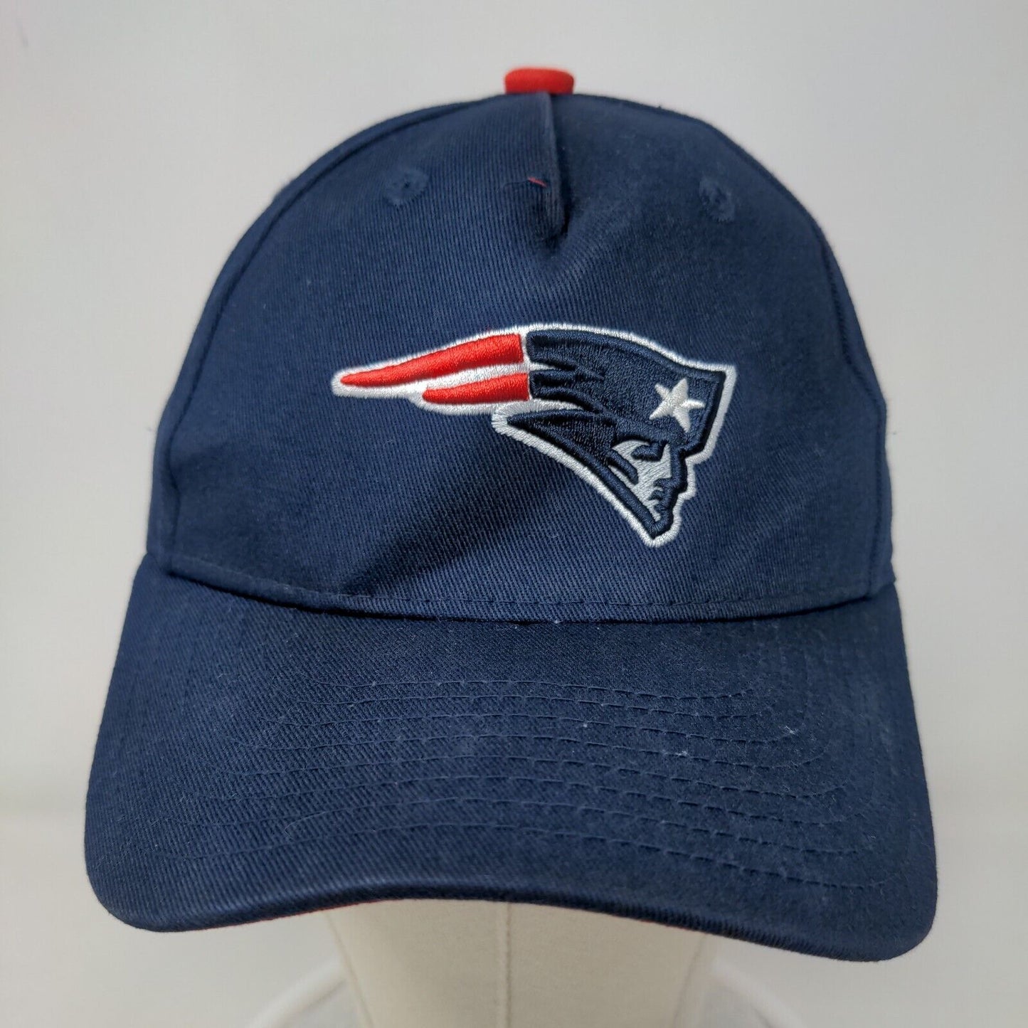 NFL Team Apparel Boy's Snapback Hat Blue OSFM Embroidered New England Patriots