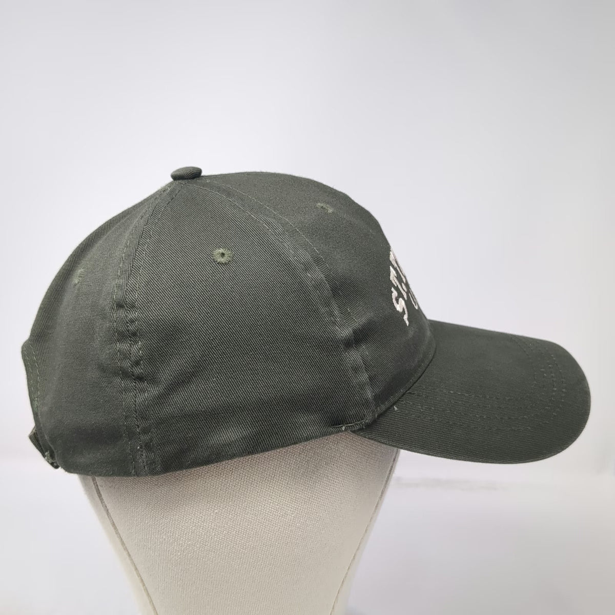 St. Thomas U.S.V.I. Baseball Cap Green One Size Strapback Embroidered Travel Hat