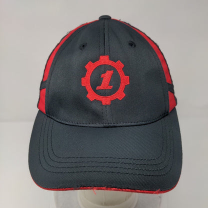 Sport-Tek Strapback Hat Black One Size Adjustable Embroidered Port Authority