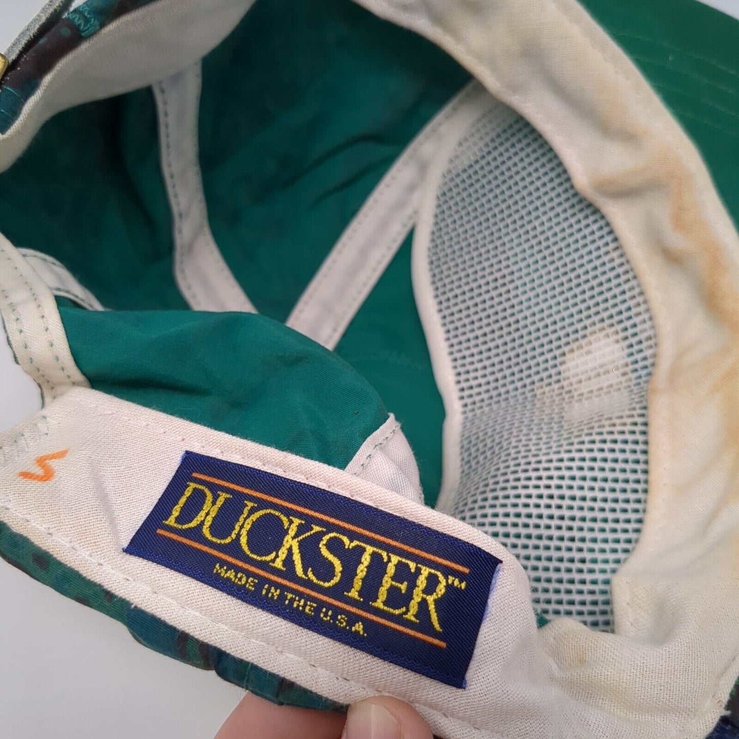 Beaver Brook Slideback Rope Trucker Hat Multi One Size Paisley Vintage Duckster