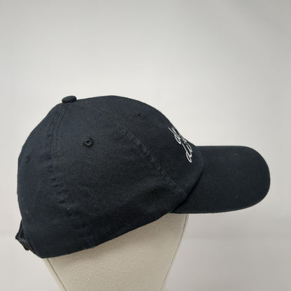 Do Not Disturb Strapback Hat Black One Size Adjustable Embroidered
