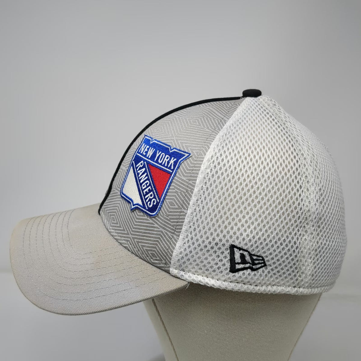 New York Rangers NHL New Era Gray One Size 2014 Stanley Cup Final Mesh Cap Hat