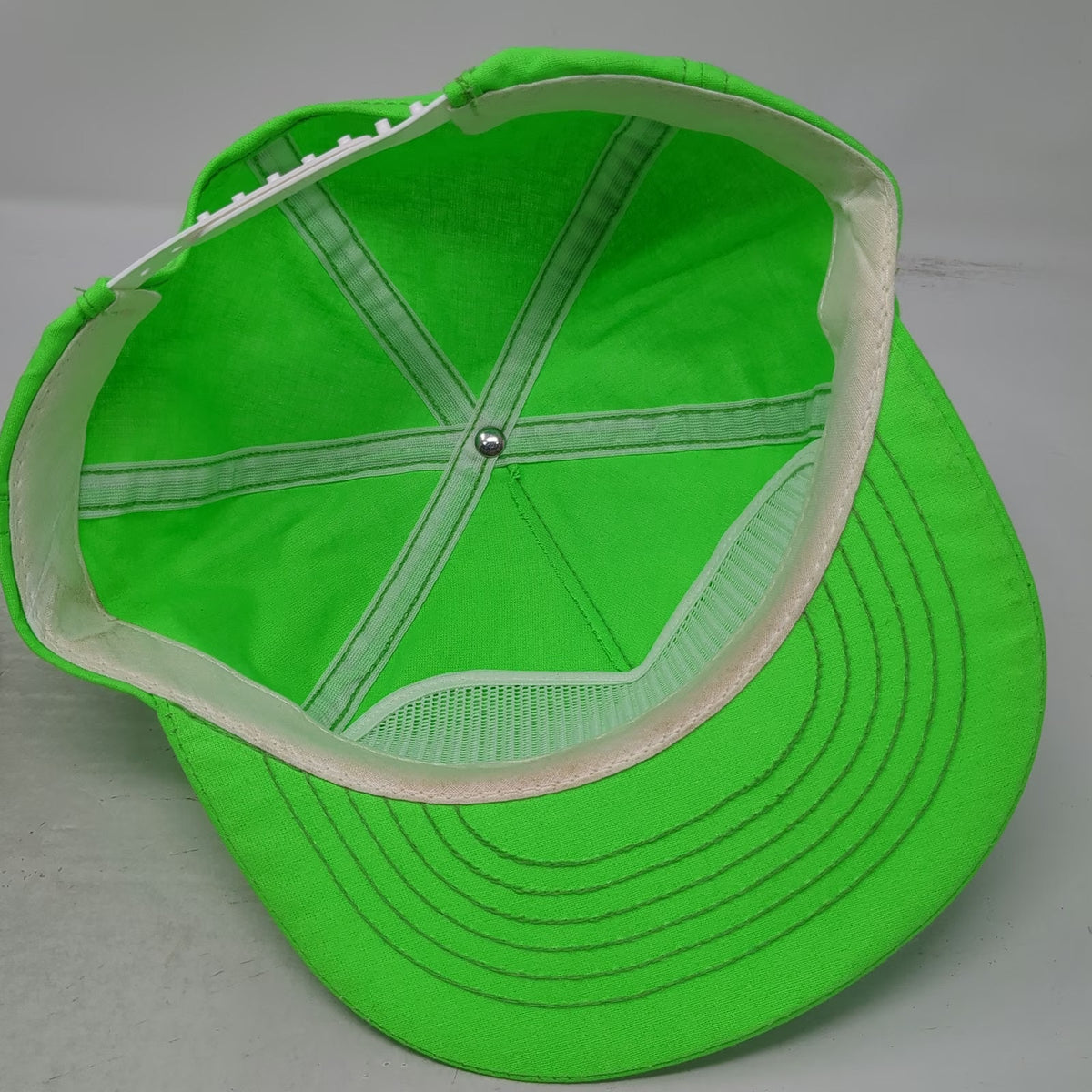 Swingster 5 Panel Green Hat Georgia-Pacific PrimeTrim Snapback GP Logo Vintage
