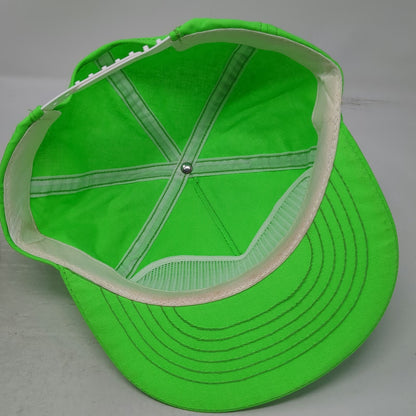 Swingster 5 Panel Green Hat Georgia-Pacific PrimeTrim Snapback GP Logo Vintage