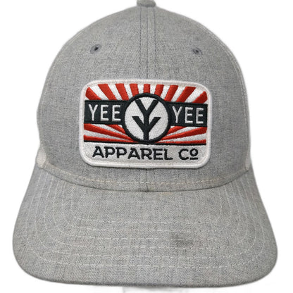 Yee Yee Apparel Co Trucker Hat Gray One Size Mesh Snapback Logo Patch