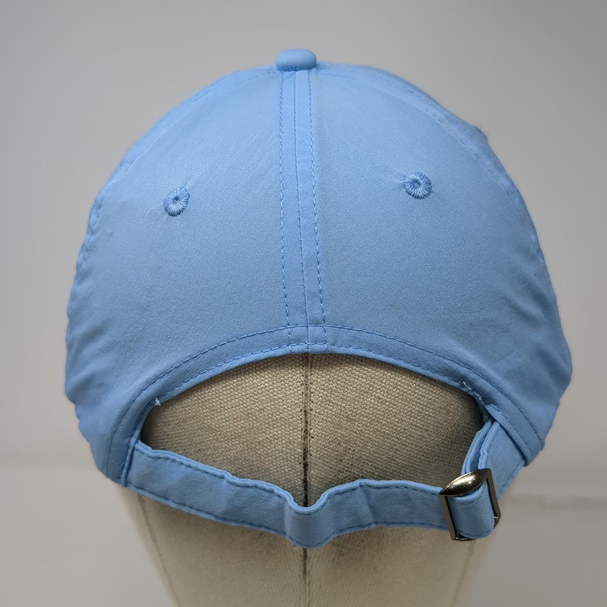 Hurley Baseball Cap Blue One Size Slideback Metal Logo Nylon Outdoor Curved Hat