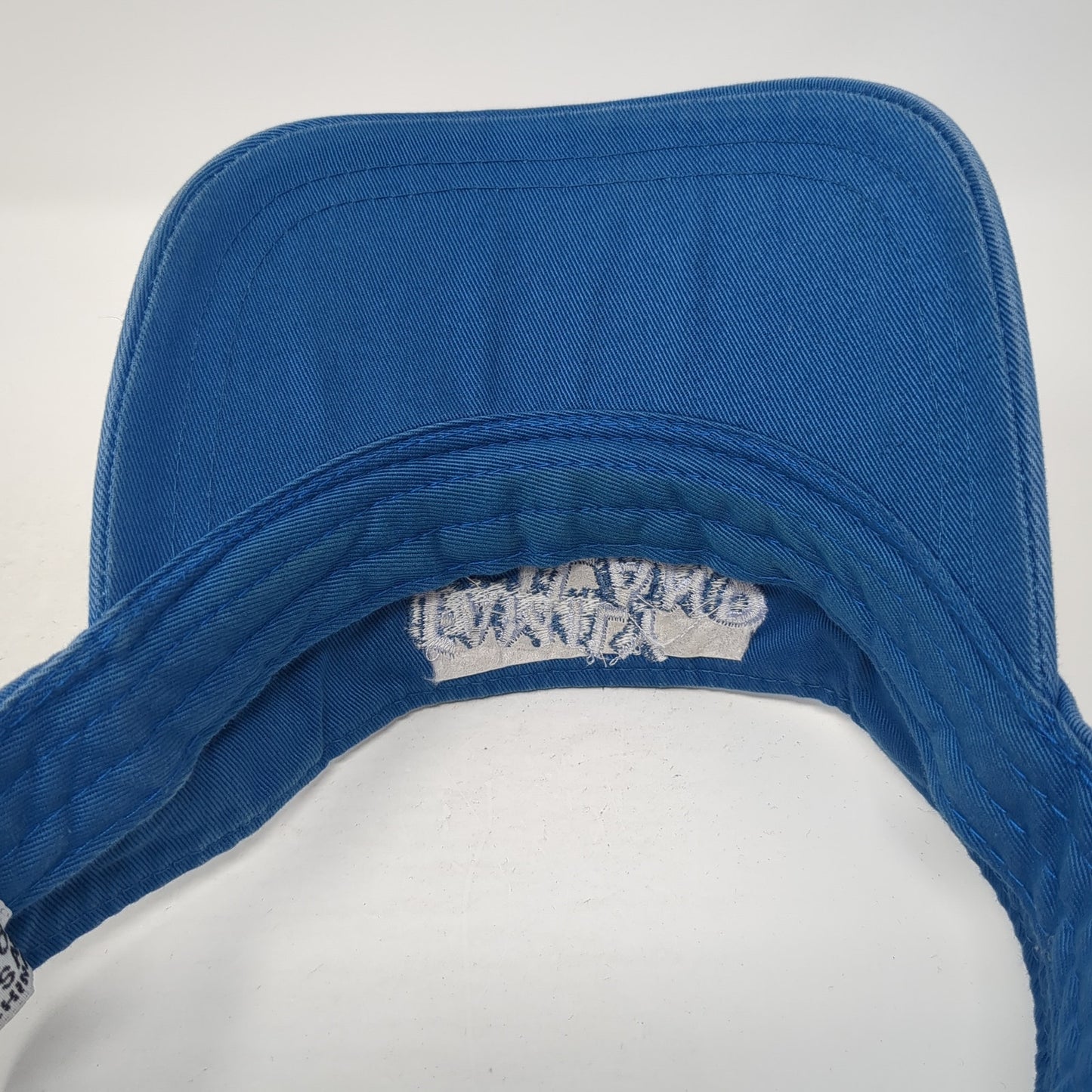 Family Land Waterpark Resort Strapback Visor Hat Blue One Size Adjustable