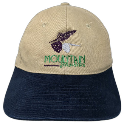 Port Authority Baseball Cap Beige Blue One Size Strapback Mountain Shadows Hat