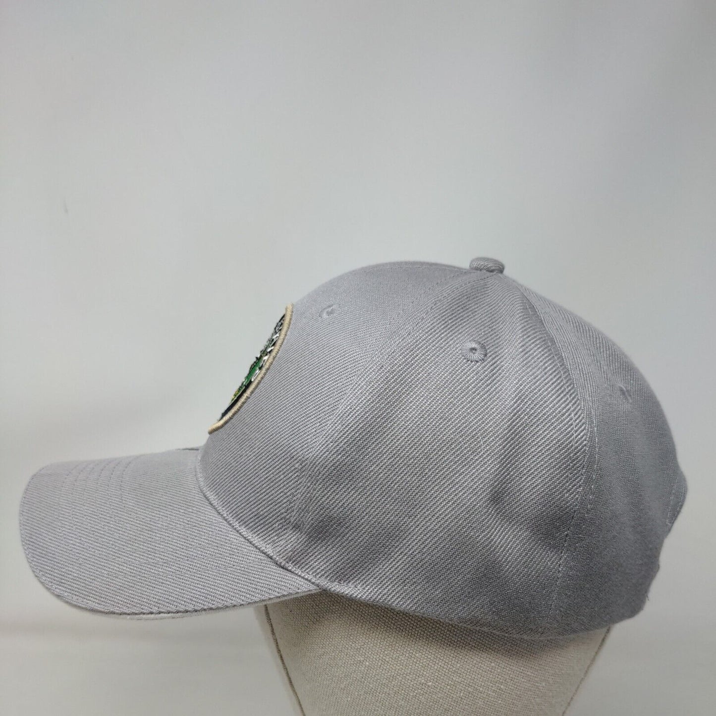 United States Army Strapback Hat Gray One Size Adjustable Embroidered Lanza