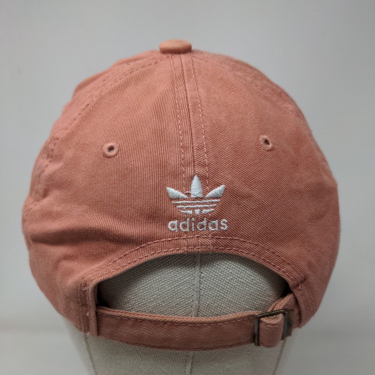 Adidas Women's Slideback Hat Pink OSFW Adjustable Embroidered Trefoil 6 Panel