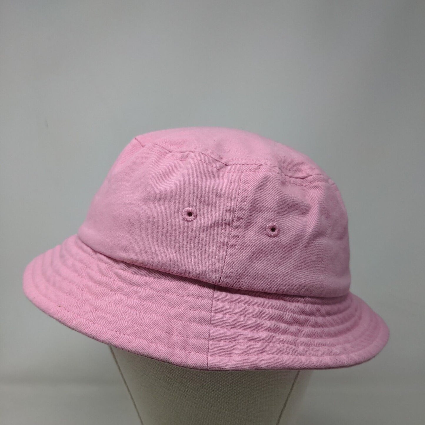 Hurley Bucket Hat Pink One Size Embroidered Vent Holes Outdoor