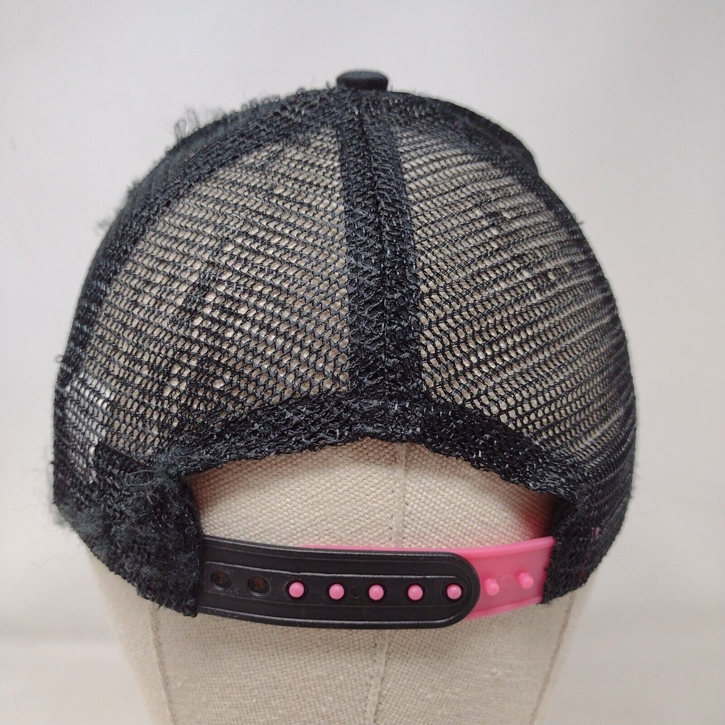 Zebra Stripes Snapback Mesh Back Trucker Hat Multi One Size Adjustable