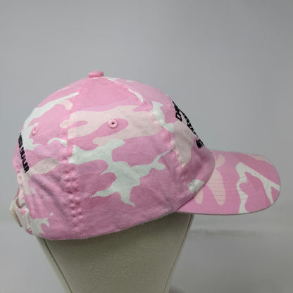 Port Authority Baseball Cap Pink Camo One Size Dave Smith Motor Sports Hat GMC