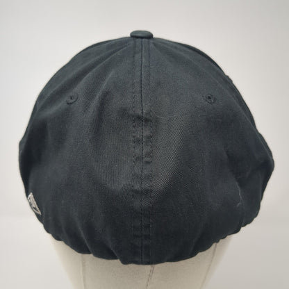 APCCO Fitted Hat Black 8 Embroidered Stretch Flexfit Pacific Headwear
