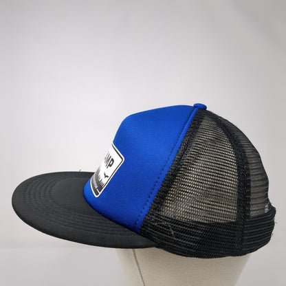 Y Camp Snapback Trucker Hat Multicolor One Size Adjustable Mesh Back District