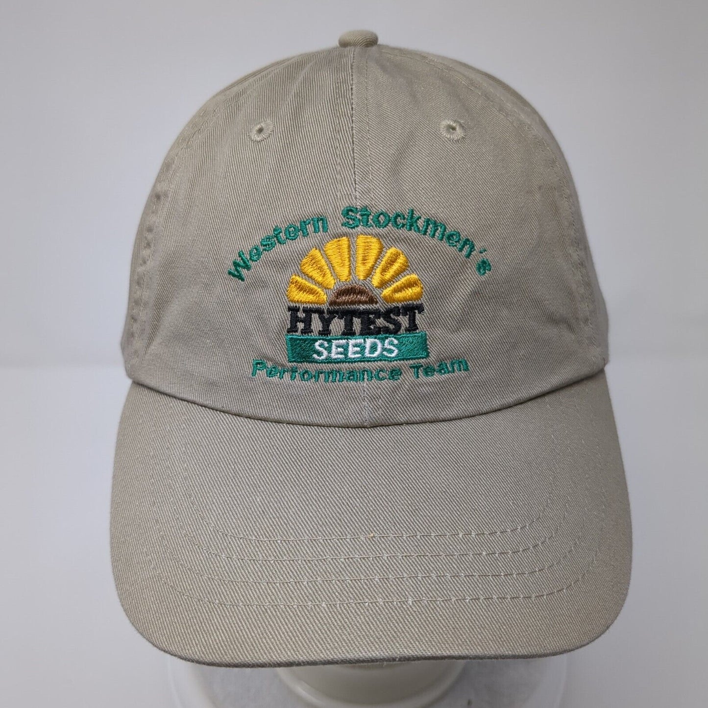 Western Stockmen's Hytest Seeds Strapback Hat Tan OSFA Port & Company