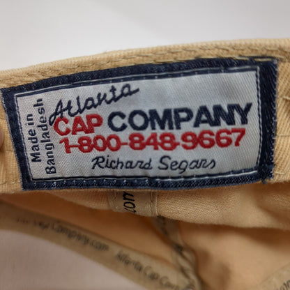 Old Dominion Freight Line Strapback Hat Tan OS Adjustable Embroidered Atlanta