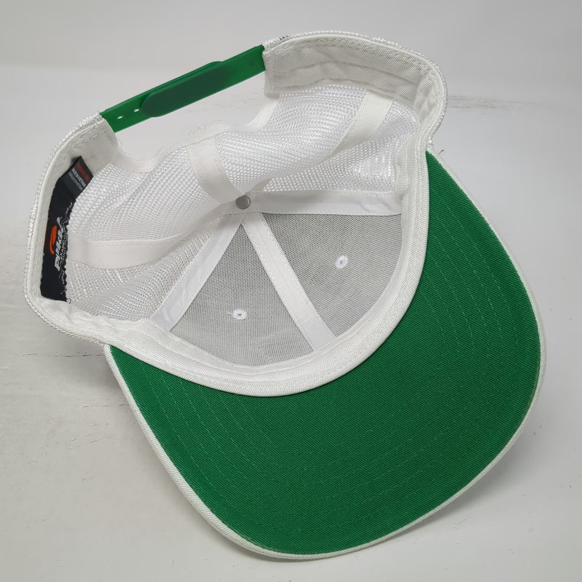 Pukka Trucker Hat White One Size Waterloo Turf Boise ID Snapback Mesh Patch