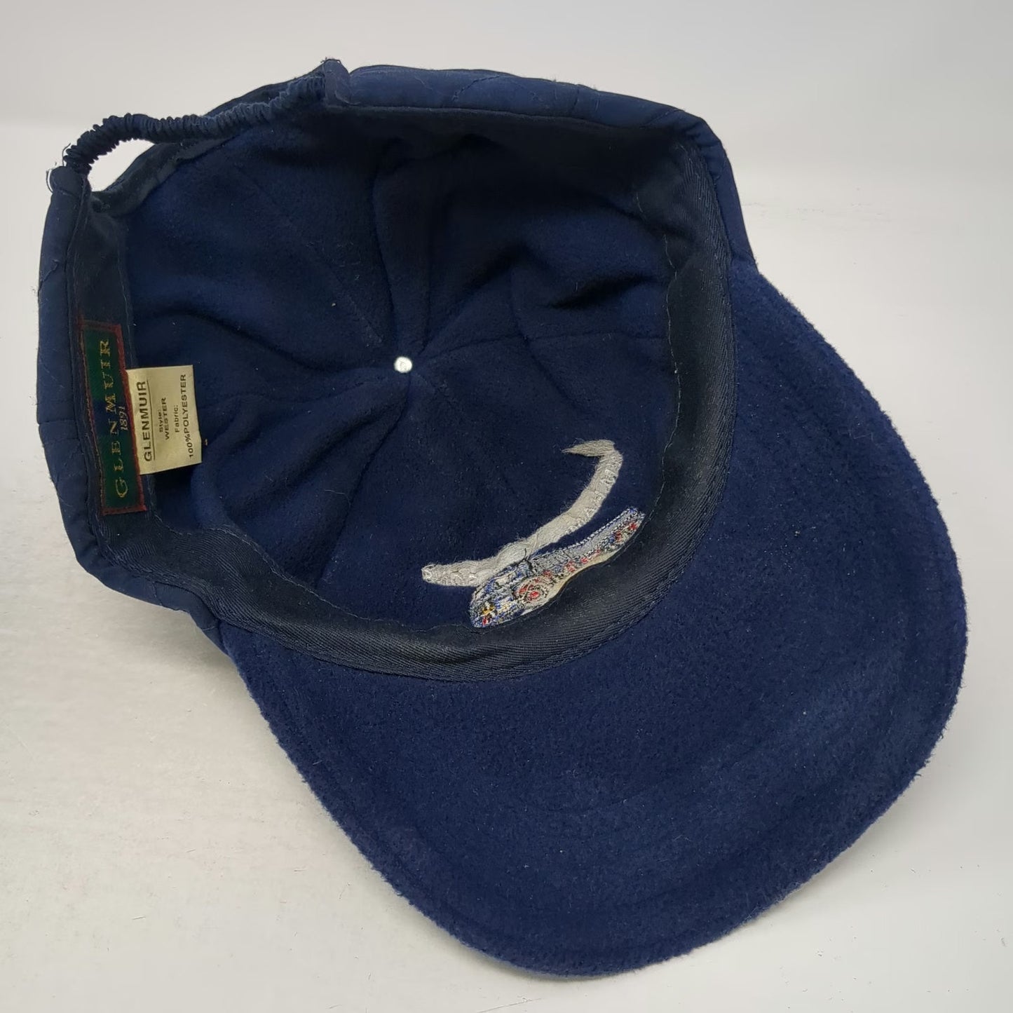 Glenmuir Baseball Cap Blue One Size Quilted Fleece Truck Lorry Strapback Hat