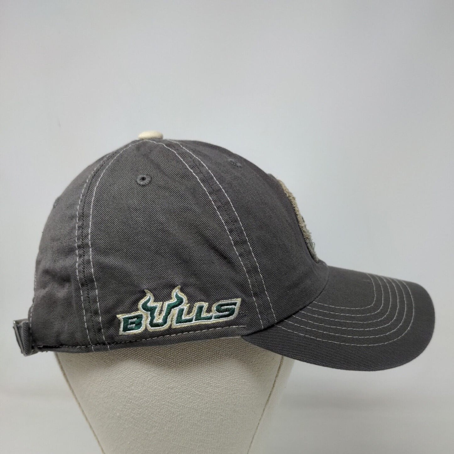 Top of the World Men's Slideback Hat Gray University of South Florida Bulls