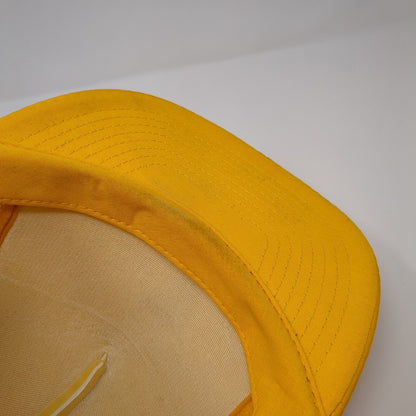Sprague River Snapback Trucker Hat Yellow OS Adjustable Mesh Back Sportcap