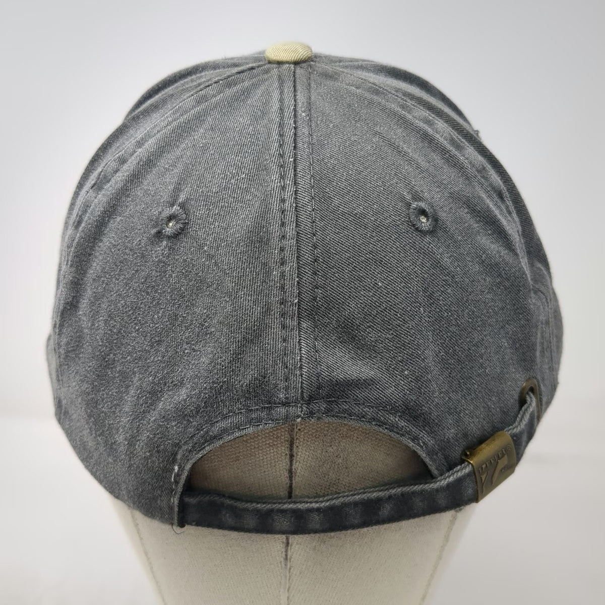 Toppers Inc Baseball Cap Gray Beige One Size Paper Chemical Slideback Cotton Hat