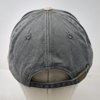 Toppers Inc Baseball Cap Gray Beige One Size Paper Chemical Slideback Cotton Hat