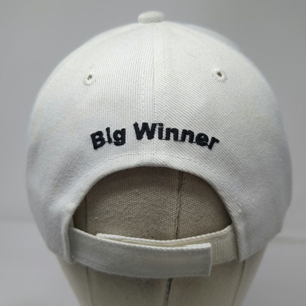 Golden Lion Baseball Cap White One Size Las Vegas Casino Dice Big Winner Hat