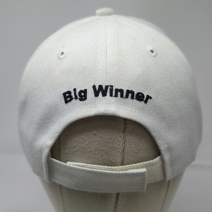 Golden Lion Baseball Cap White One Size Las Vegas Casino Dice Big Winner Hat