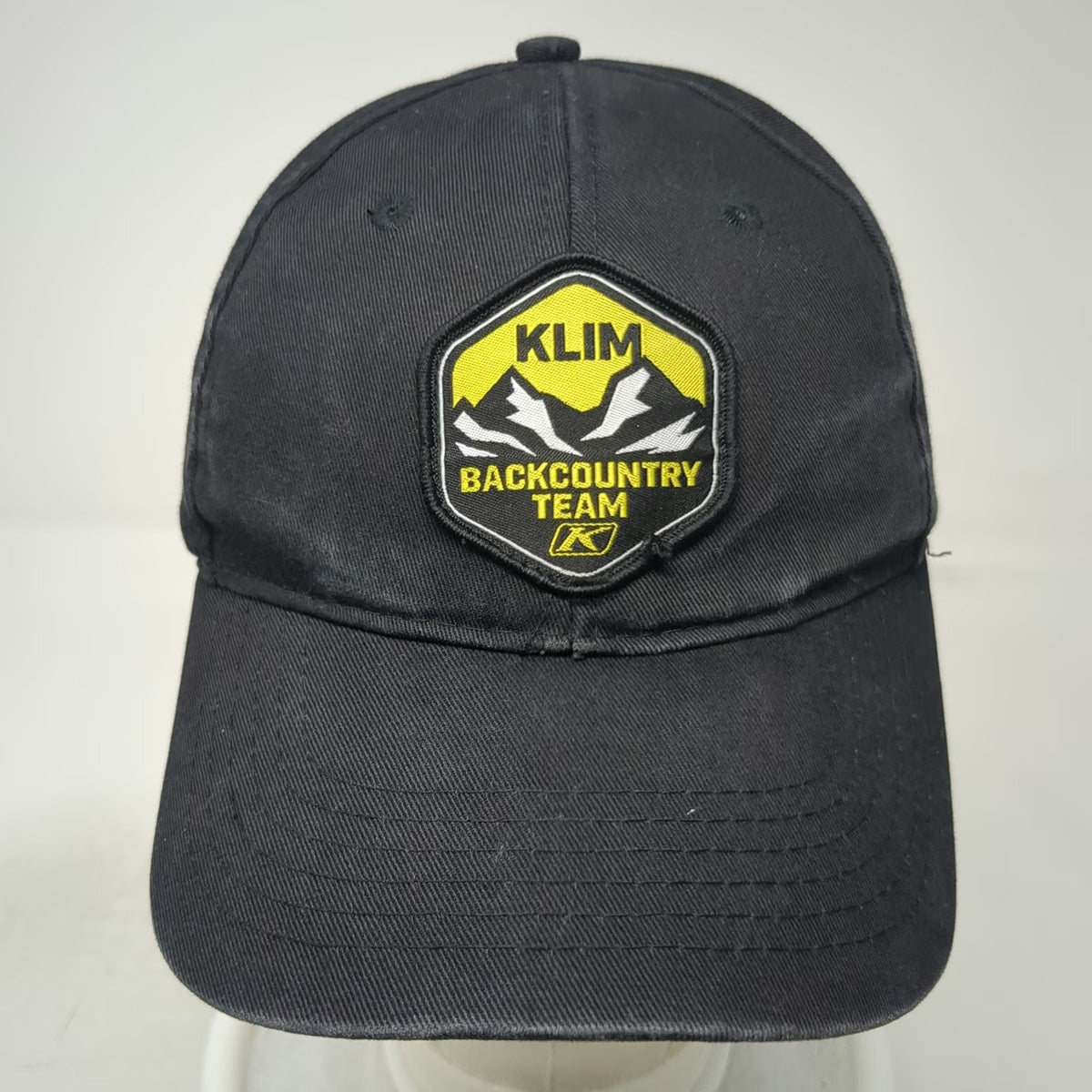 Klim Snapback Black One Size Hat Backcountry Team Mountain Patch Technical Gear