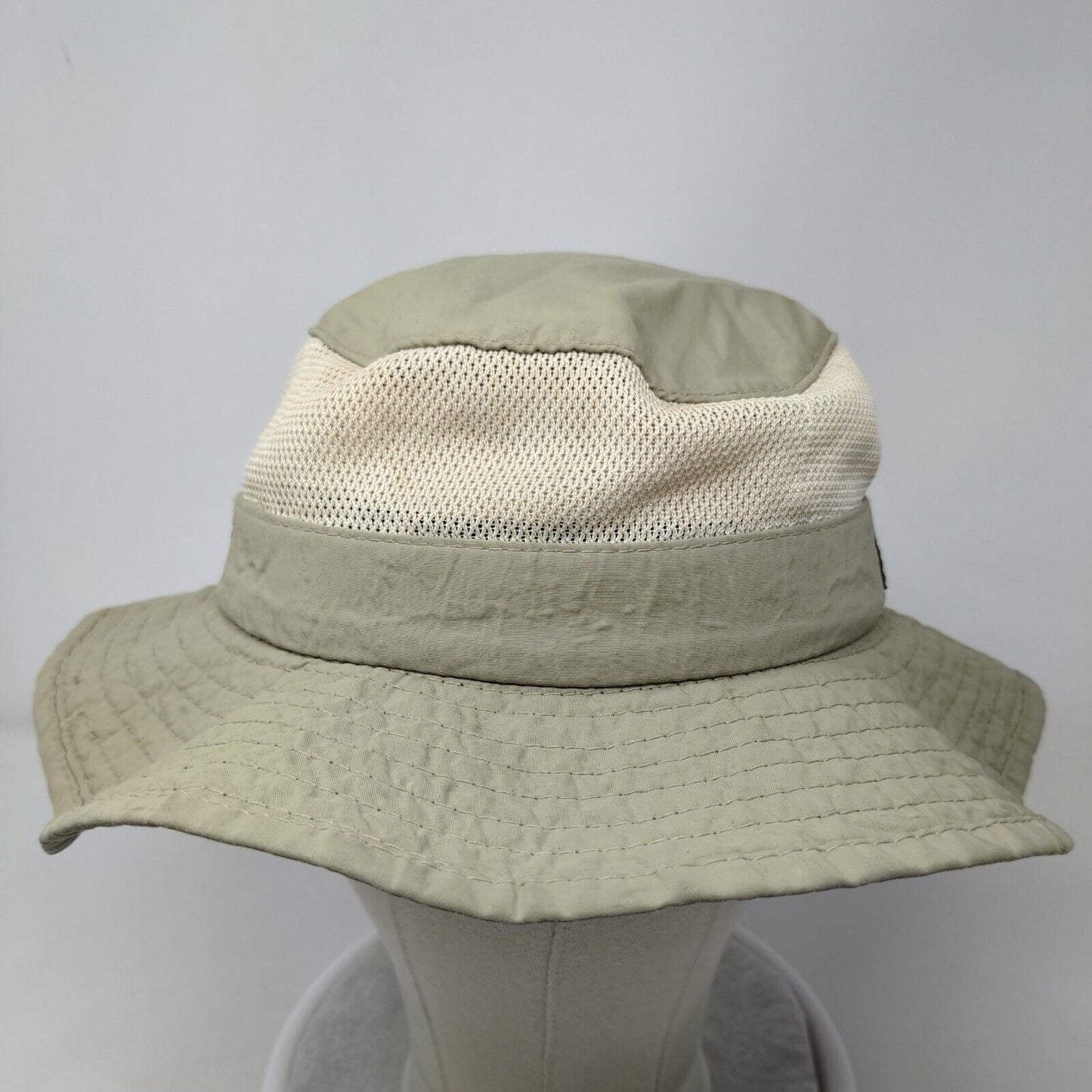 Outdoor Design Fisherman Bucket Hat Tan Medium Adjustable Drawstring Mesh DPC