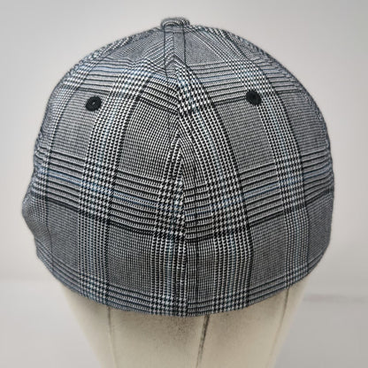 Flexfit Baseball Cap Gray XL Plaid Animal Health Clinic Blackfoot ID Hat Horse