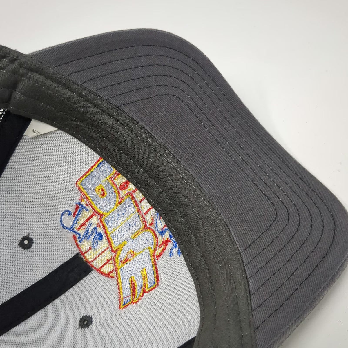 Cap America Trucker Hat Gray One Size The Pike Cafe Logo Mesh Snapback Graphic