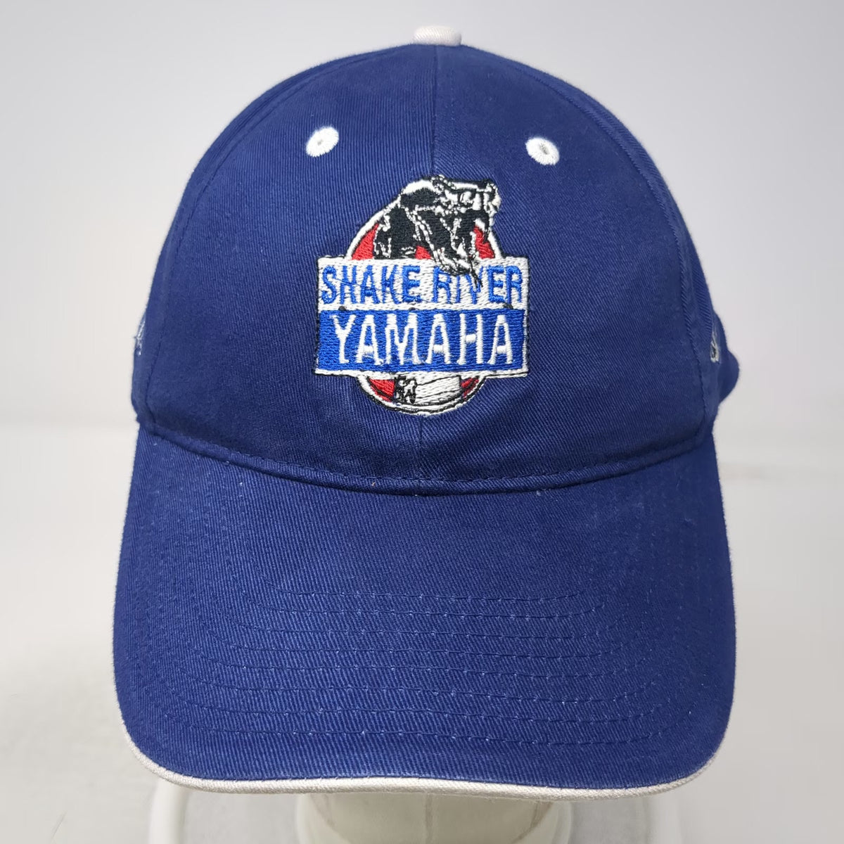 Hit Wear Blue White Baseball Cap Hat One Size Shake River Yamaha Star Strapback