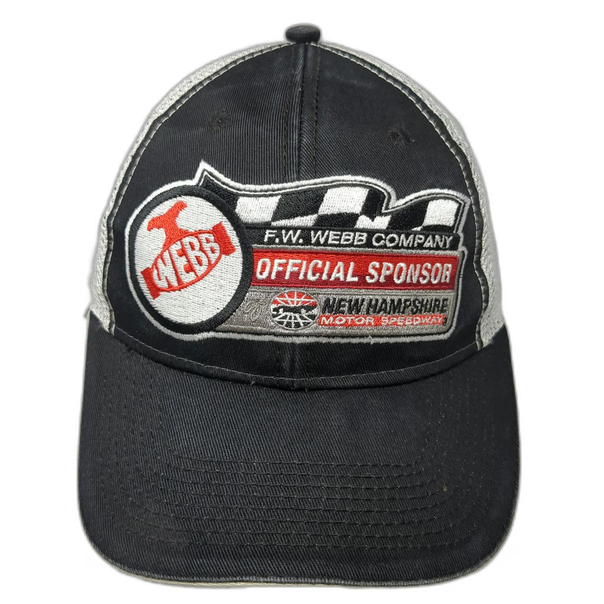 SMI Properties Baseball Cap Black One Size NHMS Racing Mesh Back Strapback Hat