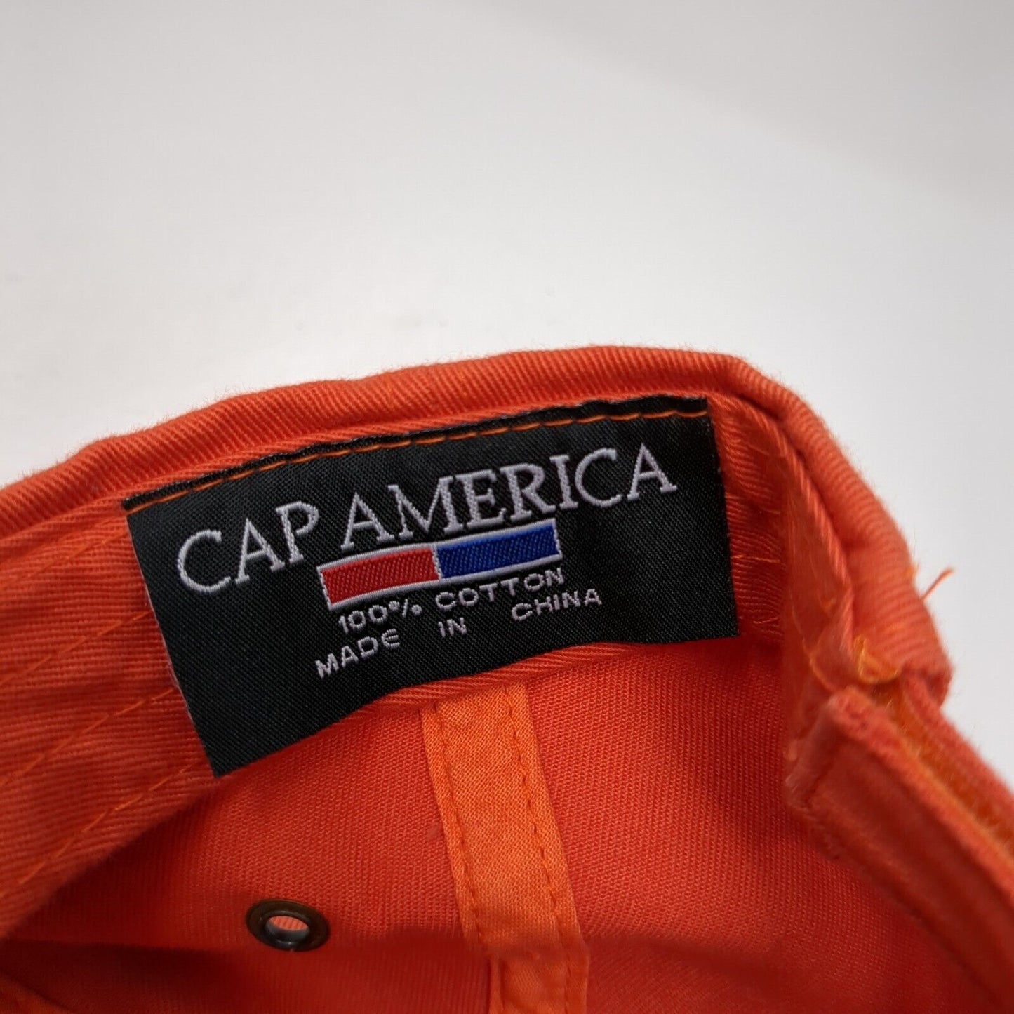 Forest Park Forever Srapback Hat Orange One Size Adjustable 6 Panel Cap America