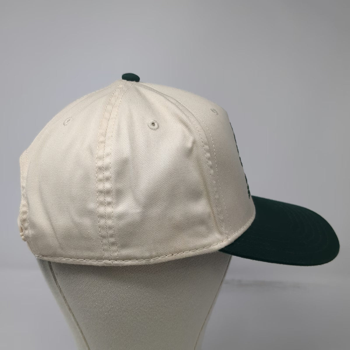 Otto 5 Panel Hat Beige Green One Size Bale Breaker Brewing Co We Grow Our Beer