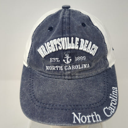 Wrightsville Beach Strapback Hat Multi One Size Adjustable Colorblock
