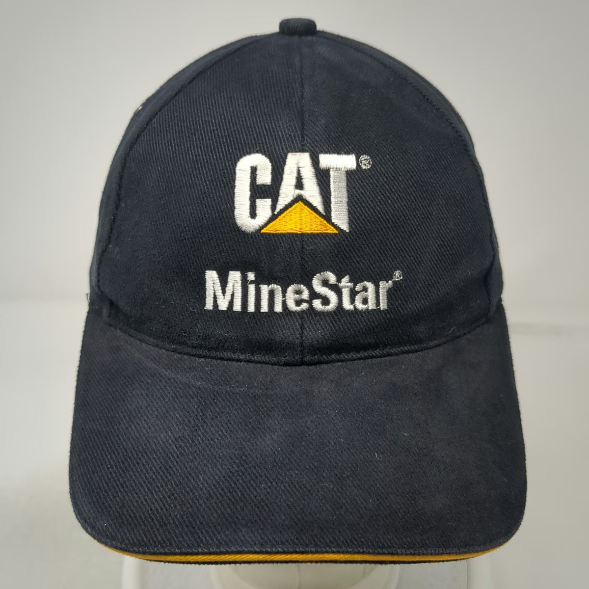 Caterpillar Baseball Cap Black One Size MineStar Newmont Nevada Slideback Hat