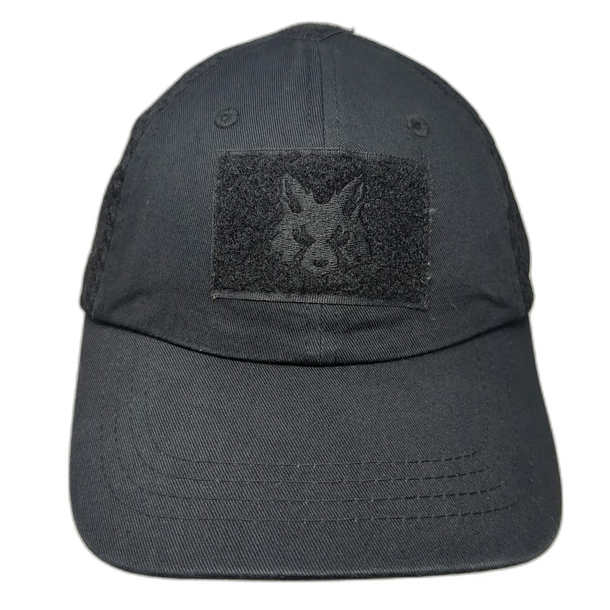 Fox Xtreme Endurance Baseball Cap Black One Size Mesh Wolf Patch Hat Strapback
