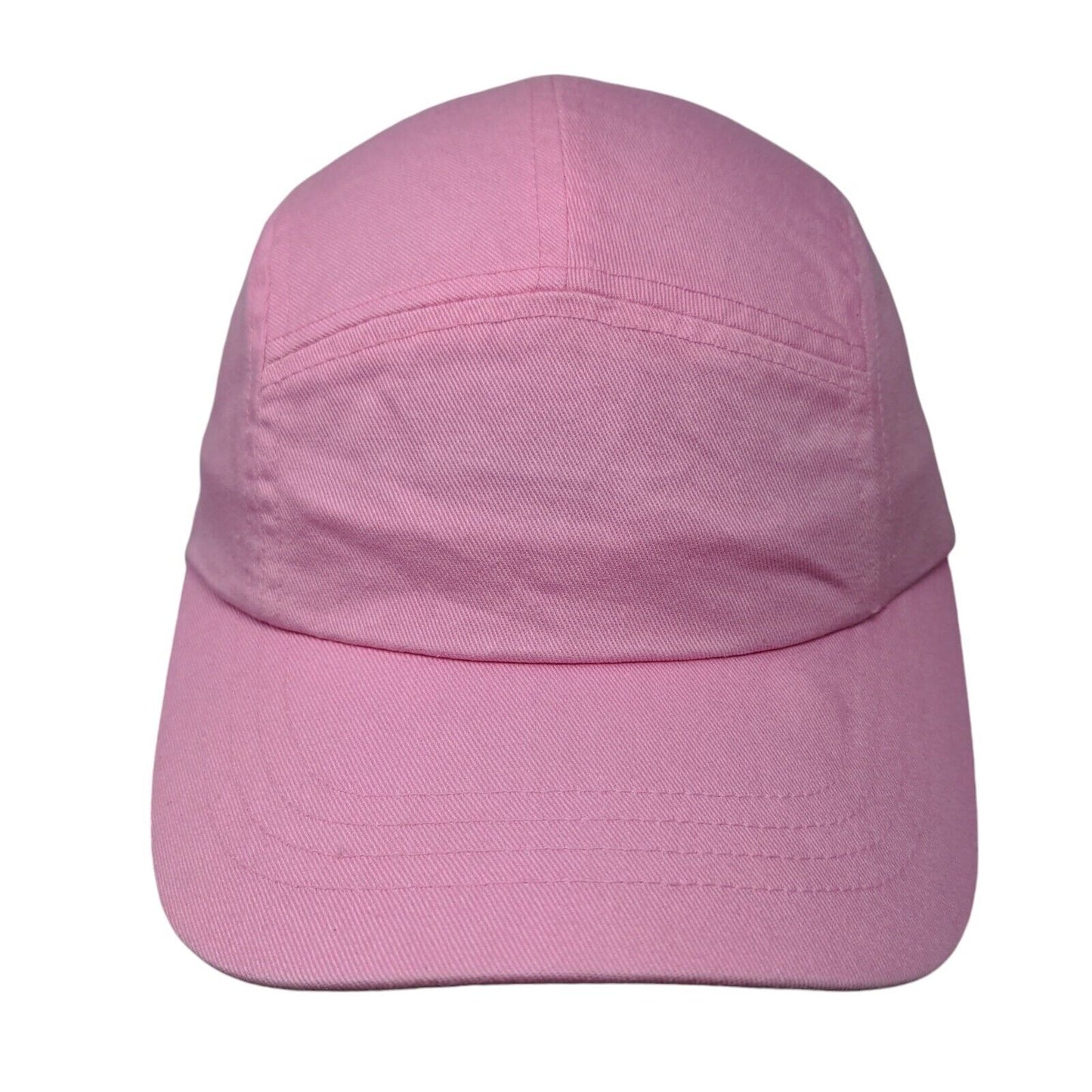 Faded Glory Strapback 5 Panel Cap Pink One Size Adjustable Lightweight Blank