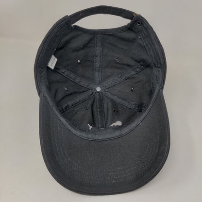 Game Day Slideback Hat Black One Size Embroidered Adjustable 6 Panel