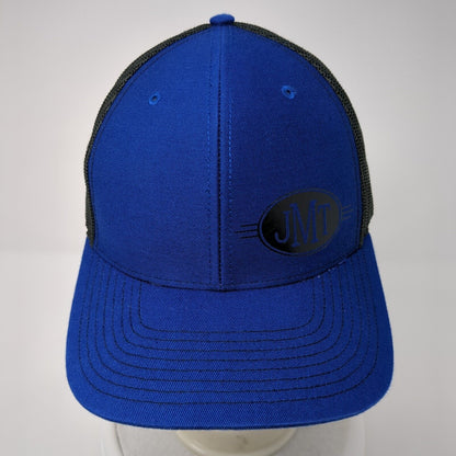 JMT Snapback 112 Trucker Hat Blue One Size Adjustable Mesh Back Richardson