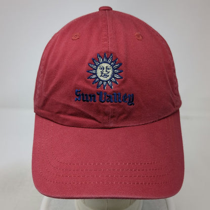 Imperial Sun Valley Red Baseball Cap One Size Slideback Embroidered Cotton Hat