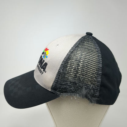 Drew Pearson Trucker Hat Gray Black One Size Daytona International Speedway Mesh