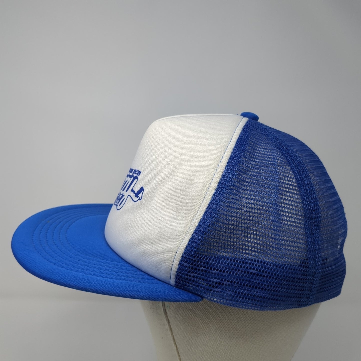 Hawthorn Junction Lizzy On Main Trucker Hat Blue OS Adjustable Mesh Hit Wear